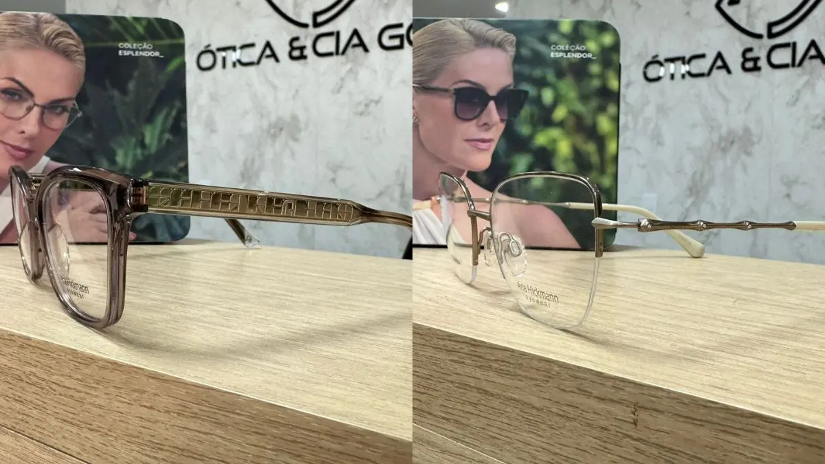 Nova coleção de óculos Ana Hickmann chega à Ótica e Cia Gold em Catanduvas