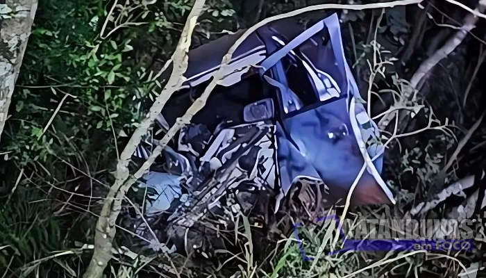 Acidente é registrado na PR-471 em Catanduvas na noite desta terça-feira (02/07)