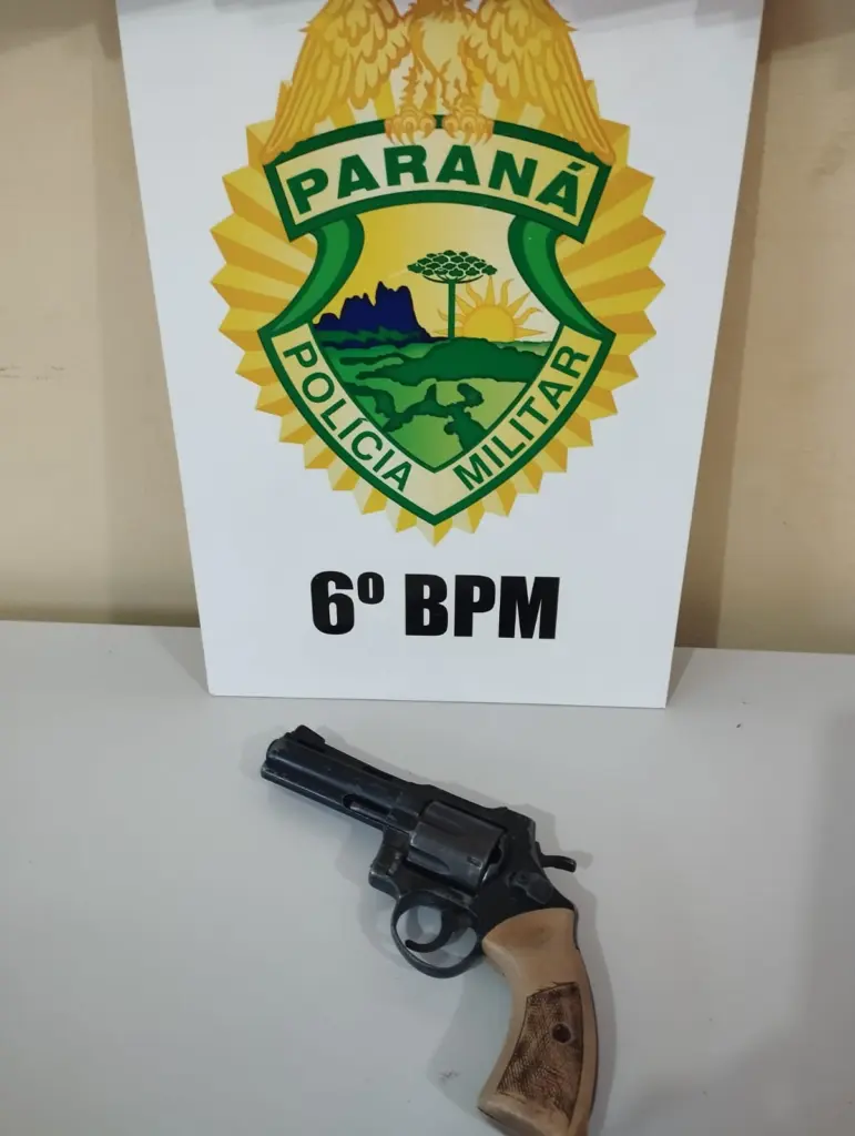 Polícia Militar prende casal por porte ilegal de arma e disparos em via pública em Catanduvas