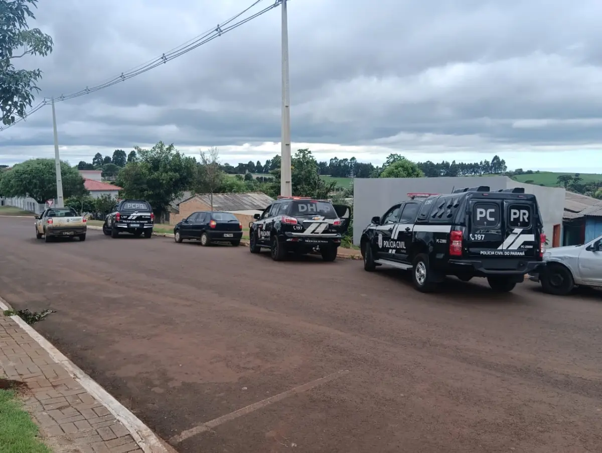Polícia Civil realiza operação em Catanduvas, Ibema e Três Barras do Paraná; um indivíduo foi preso