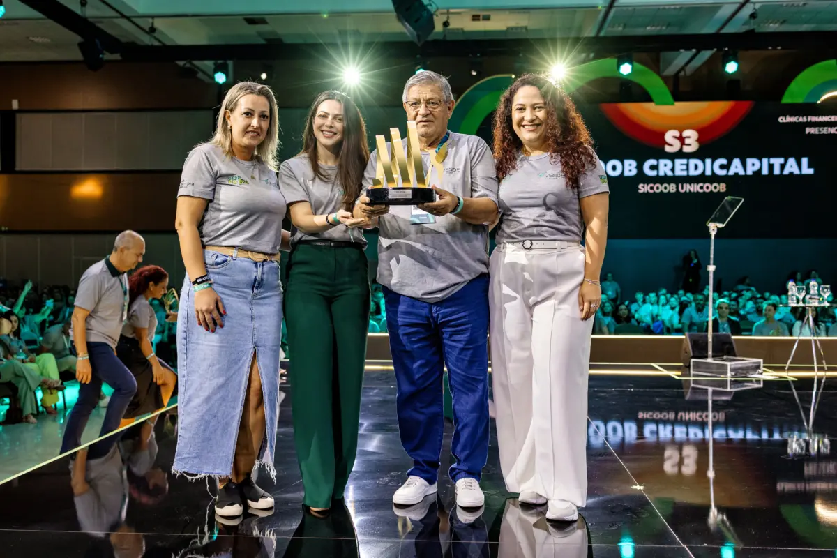 Sicoob Credicapital conquista prêmio nacional no Vende Sicoob 2025