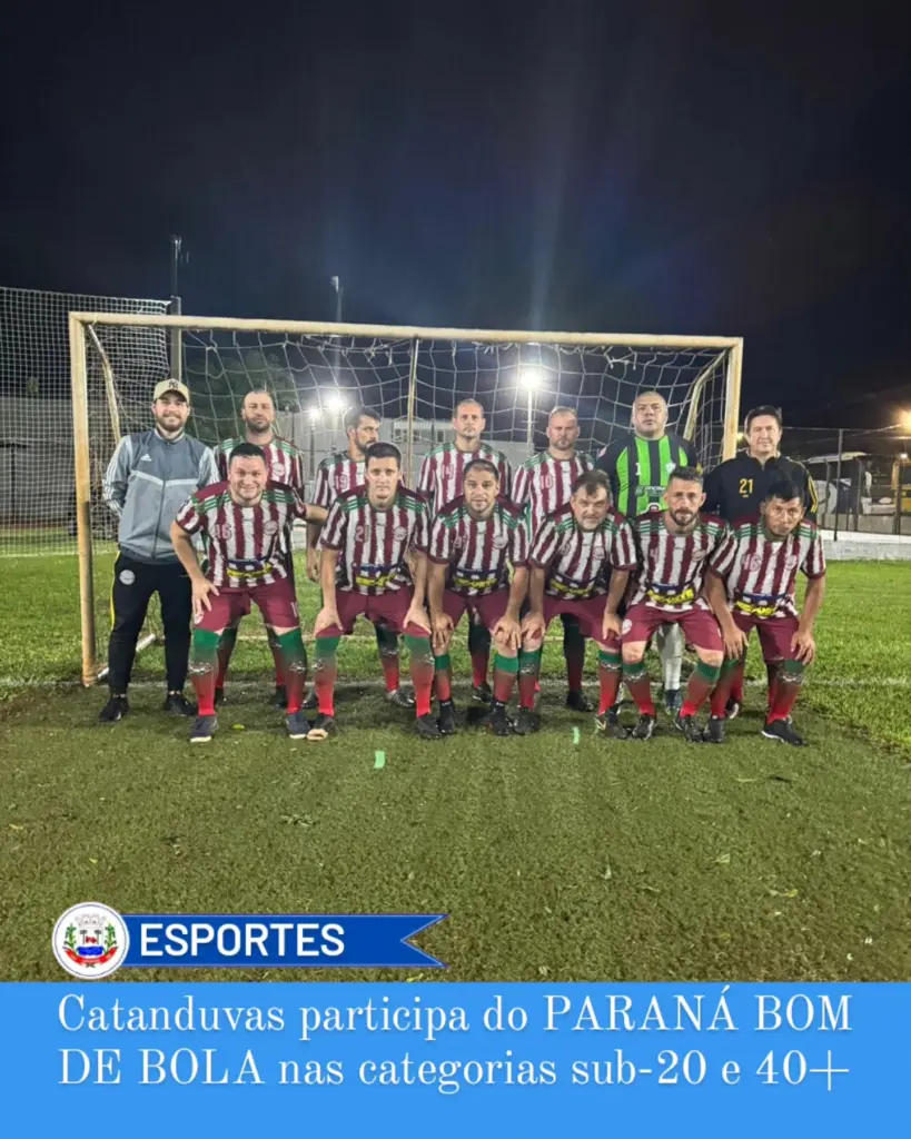 Catanduvas participa da etapa regional do Paraná Bom de Bola