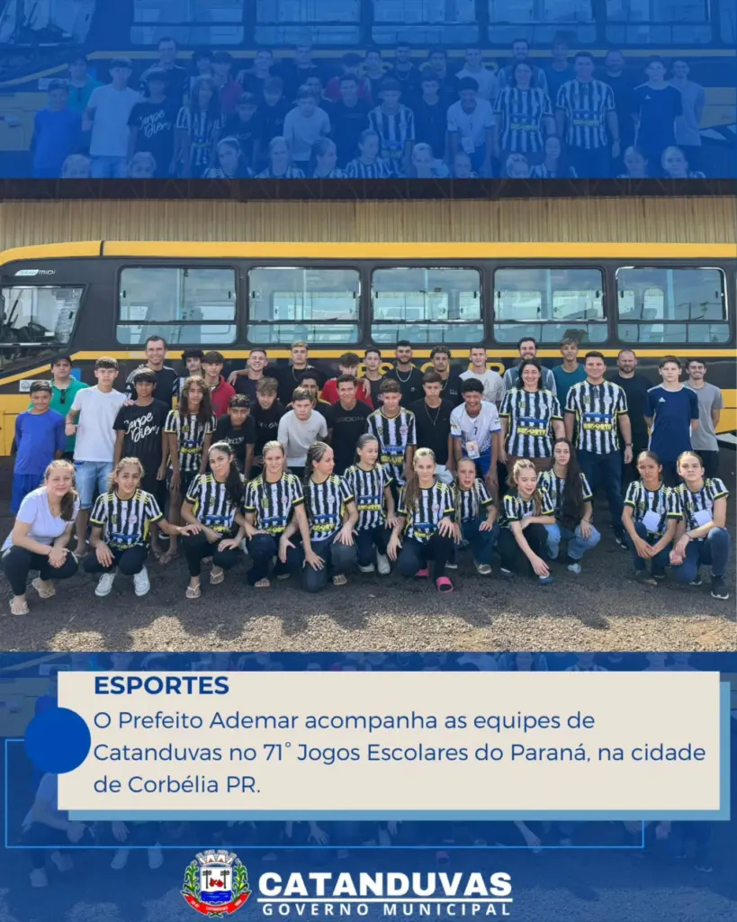 Catanduvas vence em três modalidades nos Jogos Escolares do Paraná em Corbélia