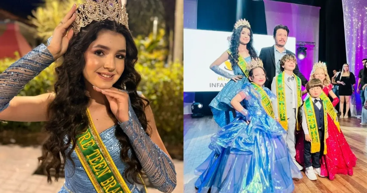 Catanduvense de 13 anos é coroada Miss Pré-Teen Brasil e vai disputar o Miss Internacional em 2026