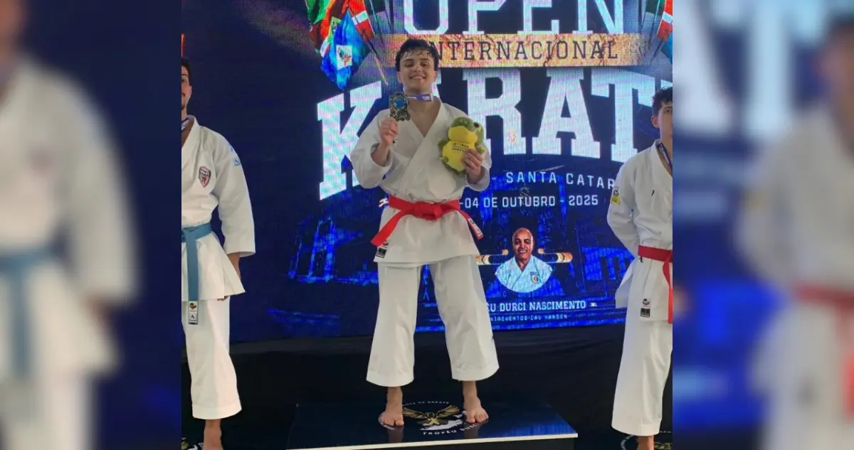 Catanduvas é Ouro no maior Open Internacional de Karatê realizado no Brasil