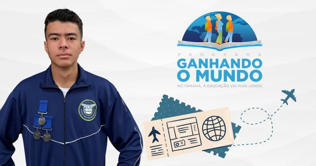 Catanduvense Bernardo Ryuta Bernart Enokida é selecionado para o programa Ganhando o Mundo 2026