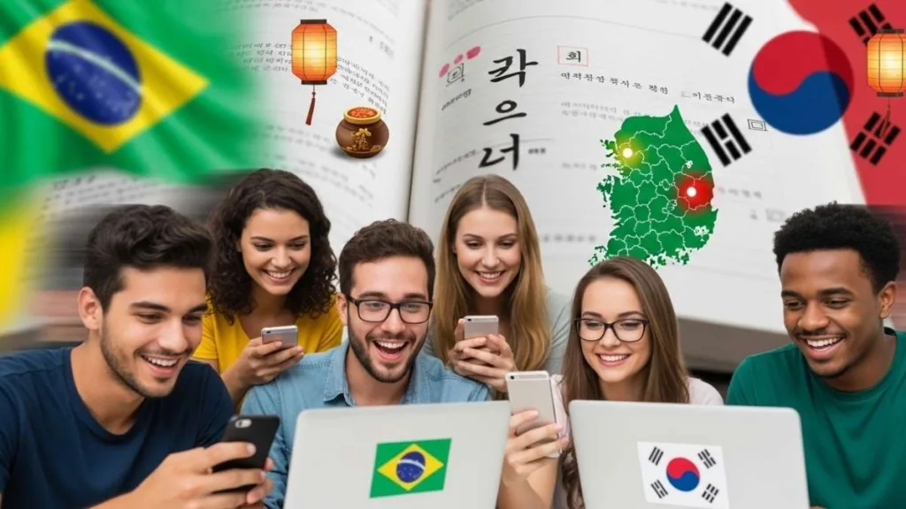 Curso gratuito de coreano vira febre entre brasileiros e atrai milhares de inscritos online