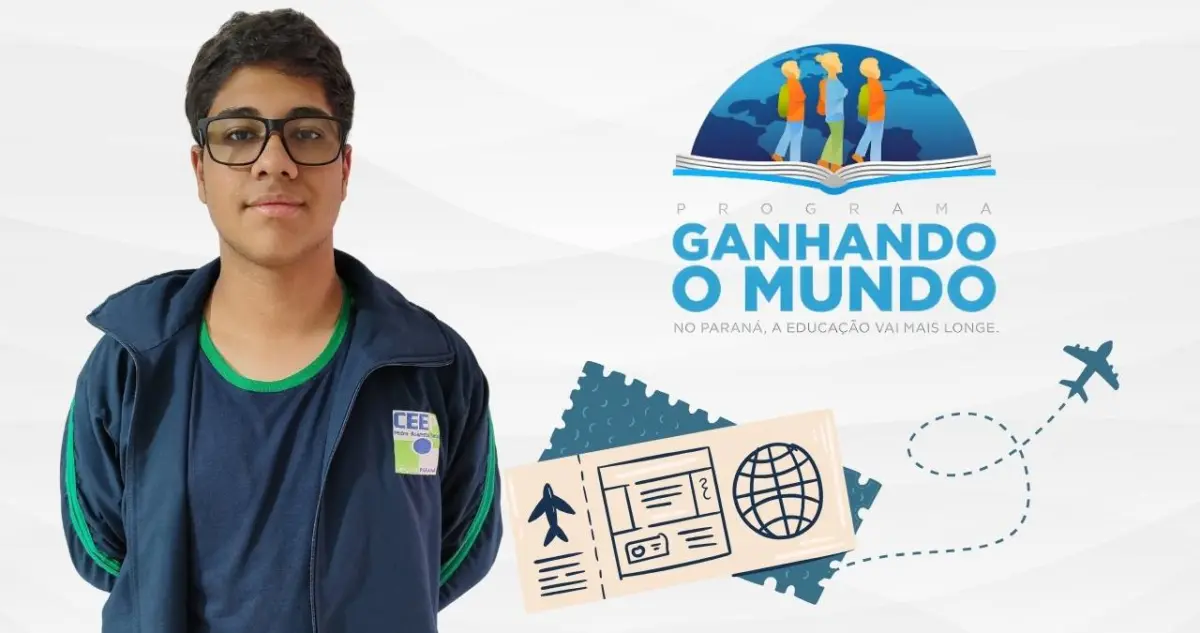 Pedro Guedes Freitas, de Catanduvas, é selecionado para o programa Ganhando o Mundo 2026