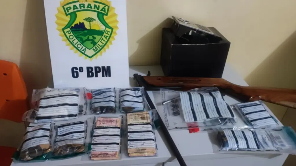 Polícia apreende drogas e armas após denúncia de tráfico no Bairro Alto Alegre em Catanduvas