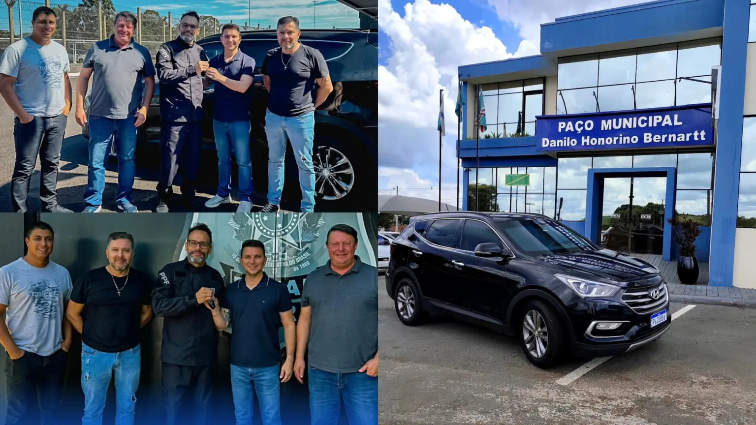 Catanduvas recebe veículo da Polícia Penal Federal e reforça frota municipal