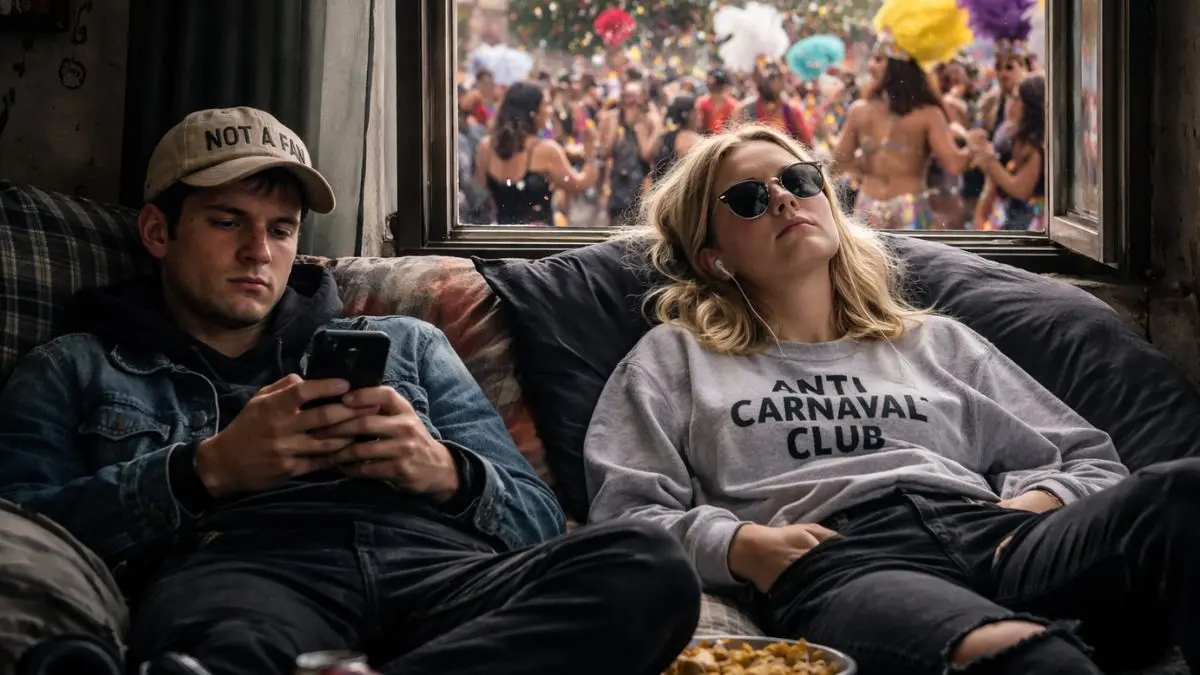 Geração Z rejeita carnaval e prefere descanso em casa Geração Z rejeita carnaval e prefere descanso em casa