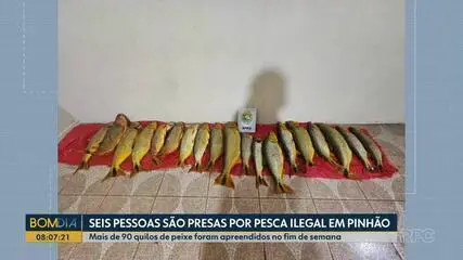 Presos com 90kg de Dourado e Arma em Usina do Paraná: Pesca Ilegal Flagrada por Câmeras Revela Crimes Ambientais e Criminais Presos com 90kg de Dourado e Arma em Usina do Paraná: Pesca Ilegal Flagrada por Câmeras Revela Crimes Ambientais e Criminais
