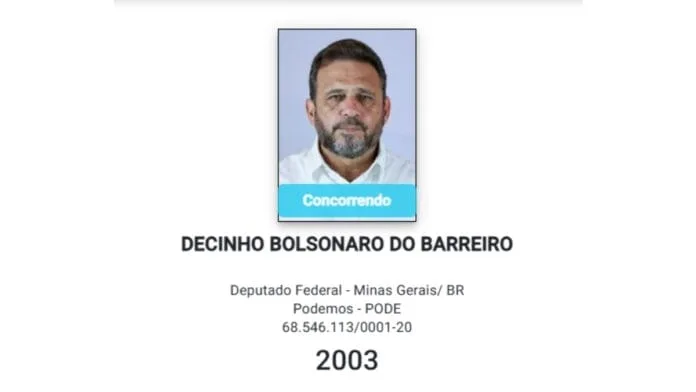 Decinho Bolsonaro do Barreiro