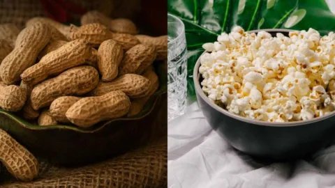 Amendoim ou pipoca, qual lanche mexe menos com a glicose no sangue?