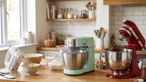 Suas receitas dão errado? Calma, a culpa pode ser do seu equipamento! Experimente este guia prático para escolher a batedeira ideal e acertar em todas as receitas