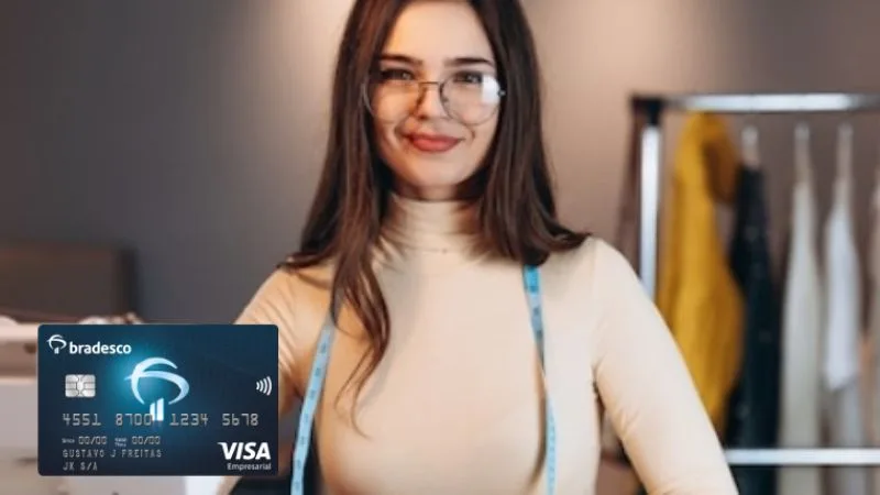 Cartão Bradesco Empresarial Visa MEI