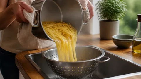 Como evitar que o macarrão fique grudado depois de cozido