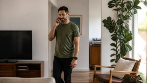 Por que algumas pessoas andam de um lado para outro enquanto falam ao telefone?